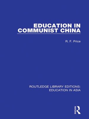 cover image of Education in Communist China
